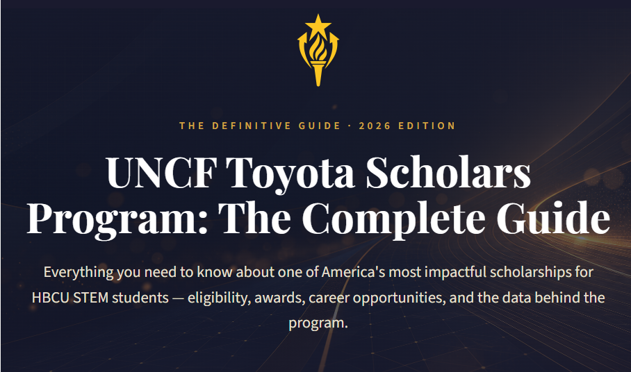 UNCF Toyota Scholarship Program